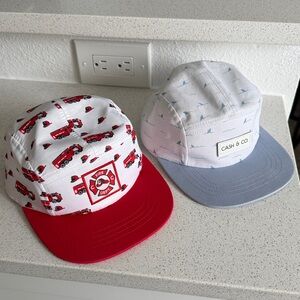 Cash & Co Kids Hat Bundle- Fire Trucks and Sharks